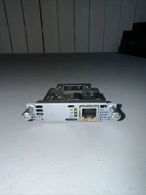GENUINE CISCO VWIC-1MFT-T1 Multiflex Trunk RJ-48-T1 Voice/WAN Interface Module C - Image 1 of 3