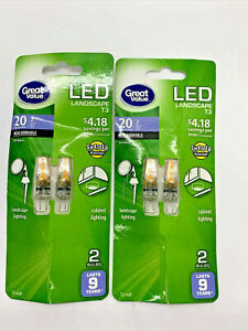 lot-2 Great Value LED Landscape /Cabinet Lighting T3 2.0w Non Dimmable G4 Bulbs