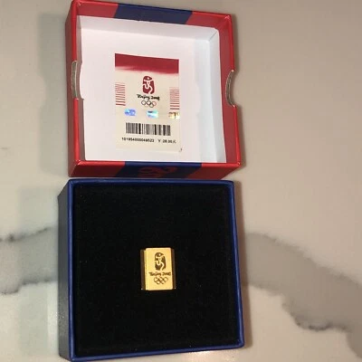 2008 Beijing Olympics Official Pin in Box - Image 1 of 4
