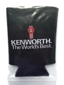 Nuevo con etiquetas Oficial Genuino Kenworth Mercancía Negro Plegable Lata Stubby Holder - Imagen 1 de 1