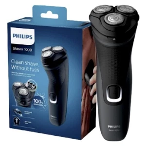 Philips Men's Rechargeable Cordless Dry or Wet Rotary Shaver Razor Series 3000 - Picture 1 of 5