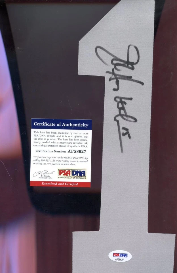 Camiseta Jeff Hostetler Raiders Giants número 1 15 firmada autógrafo automático PSA/DNA Foto 1 de 1