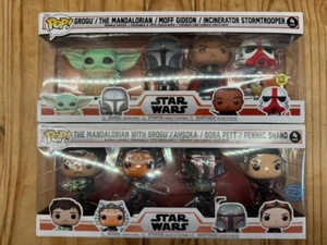 Funko POP! Star Wars The Mandalorian Grogu Brilla en la Oscuridad Paquete de 4 Coleccionables - Imagen 1 de 12