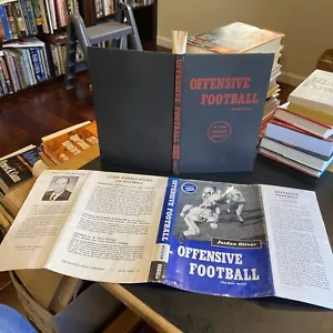 OFFENSIVE FOOTBALL (BELLY SERIES) Signed Jordan Olivar 1958 hcdj 1st Coach YALE - Picture 1 of 11
