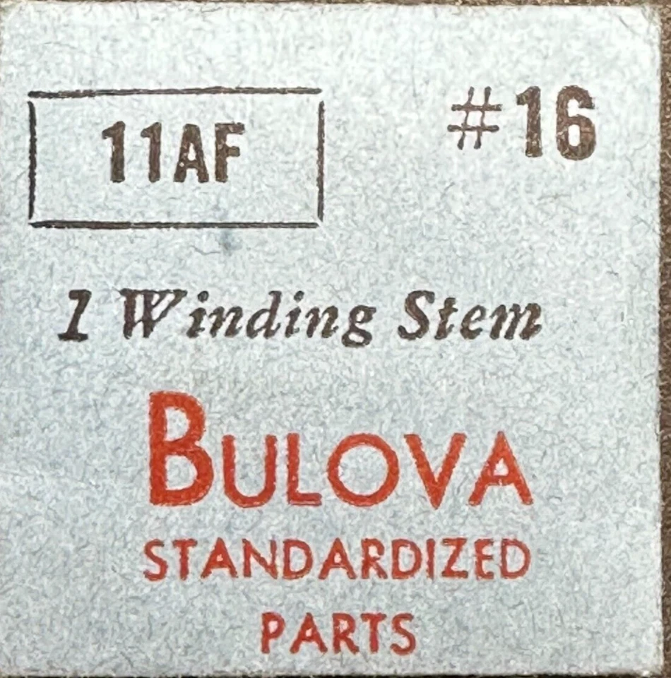 Bulova Factory Bulova 11AF  #16 WINDING STEM   Standardized Watch Part    - Image 1 of 2