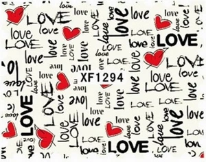 Accessoire ongles nail art , Stickers décalcomanie, spécial Saint Valentin Love - Bild 1 von 1