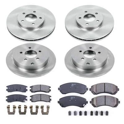 Kit de frenos de disco PowerStop - Delantero y trasero - Se adapta a Buick Rendezvous 2002-2006, Che Foto 1 de 4