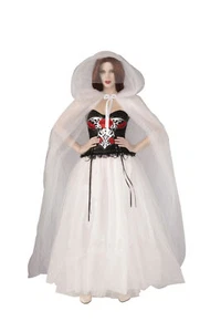 White Tulle Skirt Ghost Adult Womens Costume Accessory Standard Size NEW - Picture 1 of 1