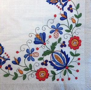 4 x Single Paper Napkins Kashubian Folklore for Decoupage Crafting Table 52 - Picture 1 of 2