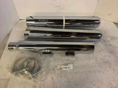NEW Drag Specialties Python Mamba Slip-On Mufflers 451-066 - Image 1 of 2
