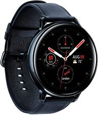 Samsung Galaxy Watch Active 2 SM-R825 44mm Stainless Steel Case with Leather Str