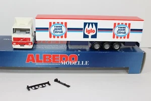 al2229, Albedo LKW Sattelzug Volvo F 12 Lusso Eldorado Iglo Langnese OVP Neuwert - Bild 1 von 12
