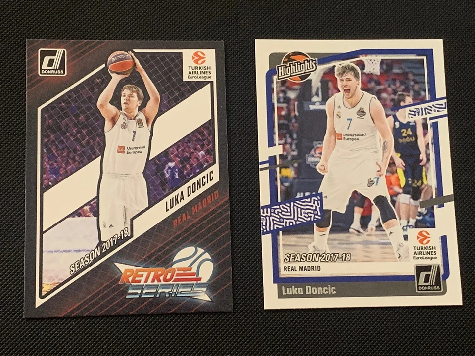 Luka Doncic 2023-24 Donruss Euroliga Highlights - Real Madrid + Serie Retro💎 Foto 1 de 1