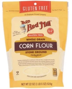 Paquete de harina de maíz integral sin gluten Bob's Red Mill 22 oz BB08/24 - Imagen 1 de 2