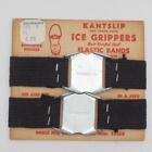 Vintage Shoes 1950S Mens Kantslip Ice Grippers Unused On Display Cardboard