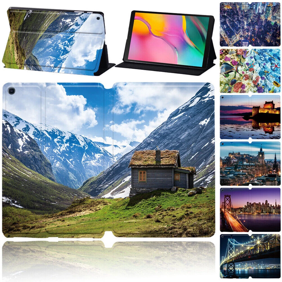 For Samsung Galaxy Tab S6/S6 Lite P610/P613/2024 Leather Tablet Stand Cover Case - Image 1 of 4