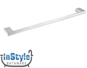 Brand New- Kompakt Eckig- Single Towel Rail 800mm- CHROME - Picture 1 of 3