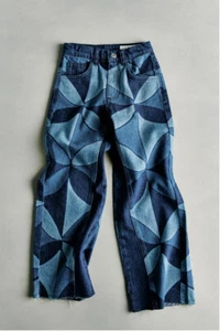 ZARA Kids x SEA NY Patchwork Jeans - Size 9 - NWT - Picture 1 of 1