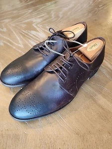 Robert Wayne Mens Utah 201 Leather Lace Up Dress Shoes Brown Size 10.5D Portugal - Picture 1 of 7