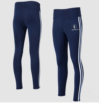 NWT WOMEN’S NBA DALLAS MAVERICKS WEAR COLOR BLOCK LEGGINGS $60 MSRP SIZE SMALL - Image 1 of 4