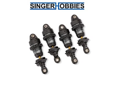 Traxxas 10865-GRAY Aluminum Mini GTR Short Shocks (4) MINI SLASH - Image 1 of 2