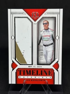 Brad Keslowski 2024 National Treasures Racing Timeline Materials/99 #TM-BKW - Imagen 1 de 3