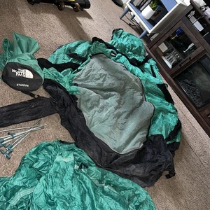 Vintage The North Face Tent Starfire Green Vintage 1995 Rare Read - Picture 1 of 6