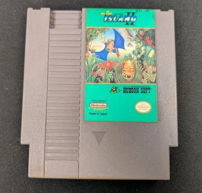 Adventure Island II (NES, 1991) Game Only | Tested | Authentic - Image 1 of 4