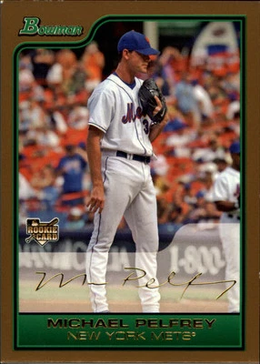 2006 Bowman Draft Gold #45 Michael Pelfrey Card - Image 1 of 2
