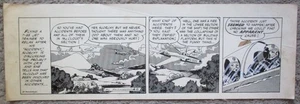 SCORCHY SMITH Periódico Tira Diaria Arte Original 21/06/1954 ALVIN HOLLINGSWORTH - Imagen 1 de 4