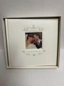 Álbum de fotos de boda Hallmark 200 capacidad de fotos 4x6 y dos se convirtieron en uno - Imagen 1 de 8
