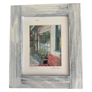 Steve Simon Newport Beach Coffee House Signed Print - Picture 1 of 10