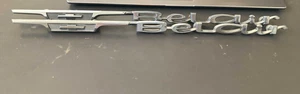CHEVROLET BELAIR 1962-63 QUARTER PANEL OEM EMBLEM BADGE PT#4436708 - Picture 1 of 4
