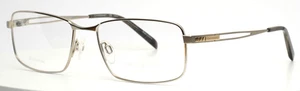 CHARMANT CH10759 WP White Platinum Mens Rectangle Full Rim Eyeglasses 55-17-140 - Picture 1 of 15