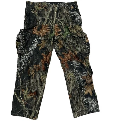 Cabelas Hunting Pants Mens 42x31 Green GoreTex Camo Mossy Oak Break Up Lined - Image 1 of 4