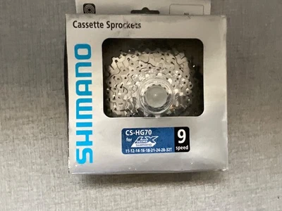 Retro Vintage Bicycle Parts NIB NOS Shimano Cassette  CS-HG70  9 speed 11-32t - Image 1 of 2