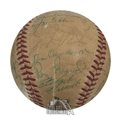 1963 Pittsburgh Pirates Autographed Official Spalding NL Baseball - JSA LOA - Image 1 of 4