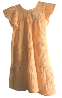Vestido ajustado Charlotte by Cato para niñas talla pequeña (8) naranja claro texturizado nuevo con etiquetas Foto 1 de 4