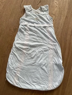 Odenwälder Babynest Prima Klima Ganzjahr Schlafsack Gr. 80/86 Hellblau Baumwolle - Bild 1 von 4