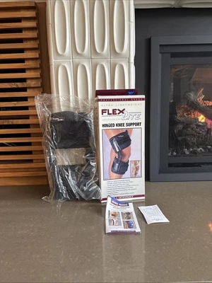 Hinged Knee Support - FlexLite. Medium Fla orthopedics. Black - Image 1 of 4