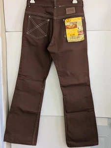 Vintage 70's Sears Tough skins Boys 16 Slim Fit Strongest Jeans NWT - Picture 1 of 15