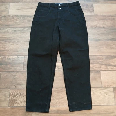 Jeans Guess Vintage Para Hombre 34x30 Negro Denim Pascal 075 Sueltos Cónicos México Foto 1 de 4