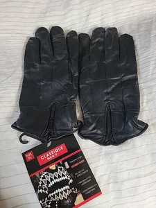 Men's XL New G And S Originals 100% Leather Insulated Gloves Vintage With Zipper - Picture 1 of 7
