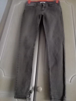Mango Ladies gray Elektra  Jeans  Slim Skinny  UK Size 10 W31"L29 - Image 1 of 4