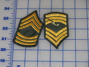 *Militar US GI Mujer Maestro Sargento E-8 Vestido Clase A Parche de 2 - Imagen 1 de 1