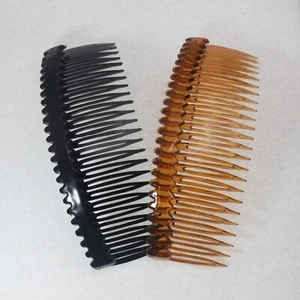 6 Plastic Teeth Shape Large 24-Teeth Hair Clips Side Combs Pin Barrettes 128mm - Picture 1 of 7