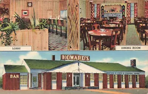 ROCK SPRINGS WY HOWARDS CAFÉ ON LINCOLN HWY POSTAL DE COLECCIÓN 1948 101823 S - Imagen 1 de 2
