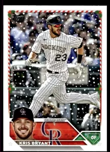 2023 Topps Holiday Kris Bryant Colorado Rockies #H127 - Picture 1 of 2