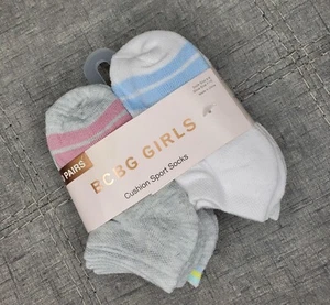 BCBG Girls No Show Socks multicolor included 10 pairs Cushion Sport Socks - Picture 1 of 6