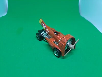 Vintage Hot Wheels Airplane K-9 - Plane - Red, Star, Propeller, Wheels - 1996 - Image 1 of 4